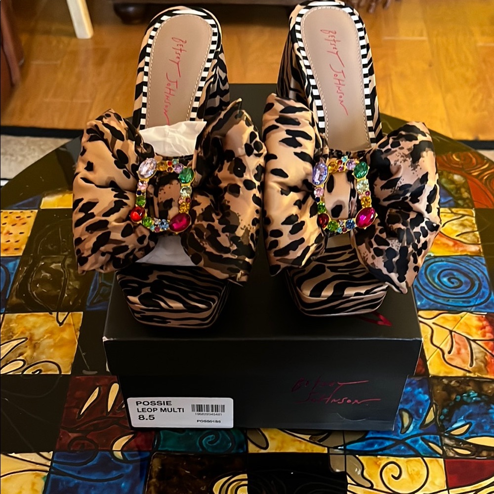 Betsey Johnson Leopard Print Women's Shoes